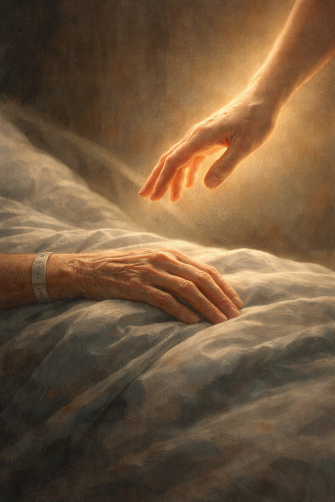 Emotional focus on companionship without words.